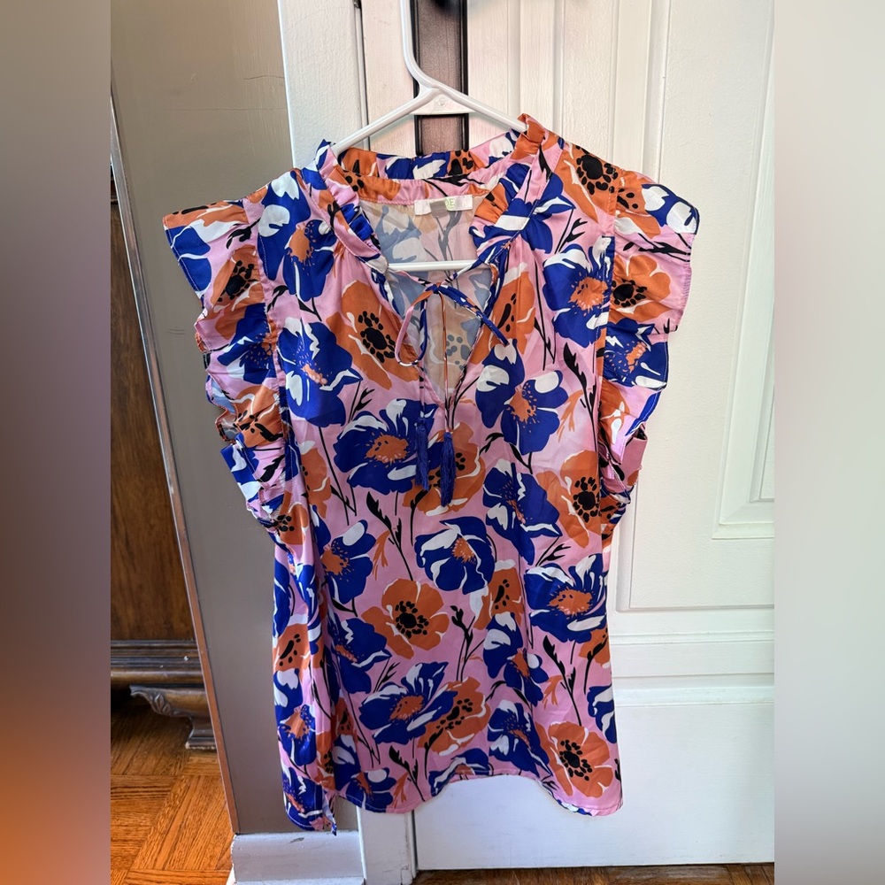 Jade Multicolor Floral Top